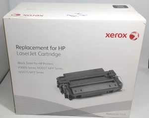 New HP LaserJet  M3027MFP  P3005dn   Xerox 6R1338 Black Toner Cartridge Q755TX - Picture 1 of 4