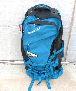 Rucksack mit Innenrahmen abnehmbar Daypack Wandern Camping Backpacking türkis - Bild 1 von 21