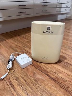 ⚡️NETGEAR Orbi RBS50 Satellite Home Mesh WiFi Tri-band AC3000 w/power c ⚠️TESTED - Image 1 of 3