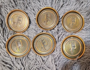 Hyde Park Letter P Coasters - Picture 1 of 6
