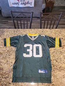 Neu ohne Etikett - Jungen Green Bay Packers #30 grün Trikot Reebok/NFL Größe Large 14-16 - Bild 1 von 5
