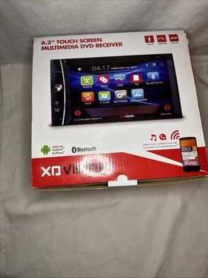 XO Vision XOD1752BT 6.2" Touch Screen In-Dash DVD Receiver Streaming Player USB - Image 1 of 4