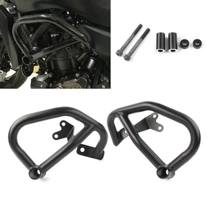 Engine Guard Side Crash Bars Bumper Protector For YAMAHA FZ07 MT07 2013-2016 - Picture 1 of 7