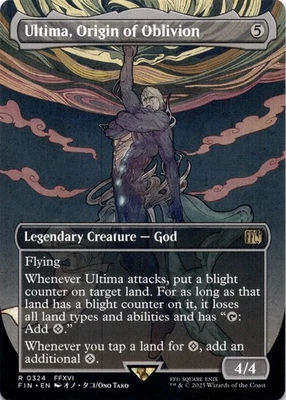 Ultima, Origin of Oblivion BORDERLESS Final Fantasy Magic MTG NM - Image 1 of 2