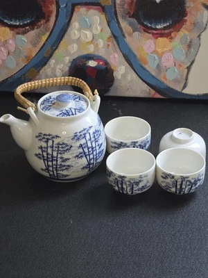 Elegante juego de té japonés vintage Foto 1 de 4