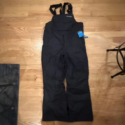 Nuevo con etiquetas Babero de esquí Columbia IceVenture Omni-Tech Omni-Heat negro para hombre XL Foto 1 de 4