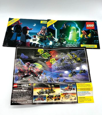 Vintage Lego Legoland Builders Club Promo Booklets Inserts Space Castle Pirates - Image 1 of 4