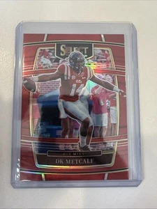 2022 Panini Select Draft Picks - Concourse DK Metcalf #50 Red Prizm /149 - Picture 1 of 6