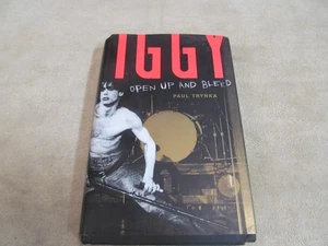 USED IGGY POP HARD COVER BOOK, "OPEN UP AND BLEED". 370 PAGES. GOOD CONDITION. - Picture 1 of 3