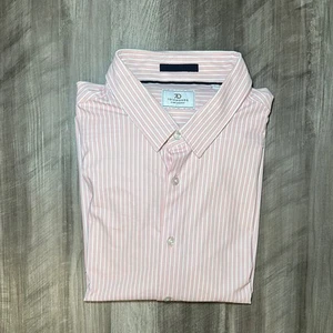 7 Diamonds Camden 4 Way Stretch Striped Long Sleeve Button Down (NWOT) - Large - Picture 1 of 7