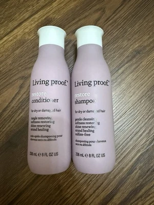 Living Proof Restore Conditioner and Shampoo Set, 8 oz (236 Ml) - Image 1 of 3