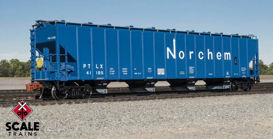 Scaletrains N Scale Norchem PTLX #41827 P-S 5820cf Covered Hopper SXT39328 - Image 1 of 1