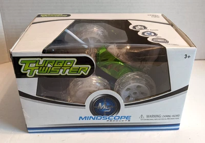 Mindscope Turbo Twister Spinning RC Green Car With Flashing LED Lights - Image 1 of 4