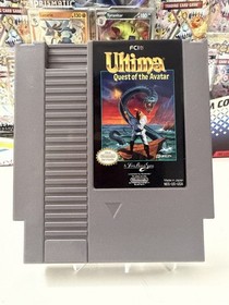 Ultima: Quest of the Avatar (Nintendo NES, 1990) NEAR MINT w/ Sleeve. Authentic!