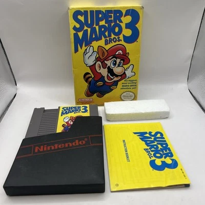 oval seal Super Mario Bros. 3 complete in box nintendo nes game - Image 1 of 4