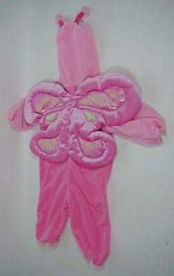 Niña 12 MESES Halloween Manga Larga Una Pieza Mariposa Disfraz Alas Capucha CÁLIDO Foto 1 de 4