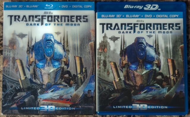 Blu-ray 3d + Blu-ray Transformers O Lado Oculto Da Lua