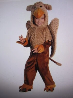 Disfraz Princesa Paraíso Gryffin Pequeño (6) Alas de Águila Cola de León Mono Marrón Foto 1 de 3