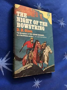 D B Olsen NIGHT OF THE BOWSTRING 1st pbk 1962 Ace F-290 Western Dolores Hitchens - Imagen 1 de 4