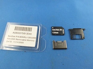 SanDisk 128MB RS-MMC Speicherkarte Multimedia Card Speicher Karte Kamera 128 MB - Picture 1 of 10