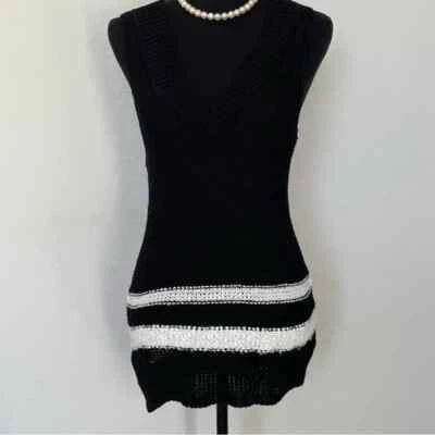 Rag & Bone Dina Halter Open Knit Vest Top Tunic XS - Image 1 of 4