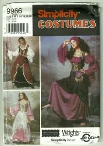 Disfraz Princesa Gitana Talla Grande 14-20 Alpes Suizos Yodeling Patrón Simplicidad - Imagen 1 de 2