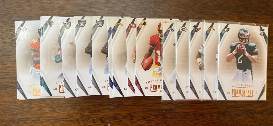 2013 Panini Prominence Football Cards YOU PICK With ROOKIES - Image 1 of 1