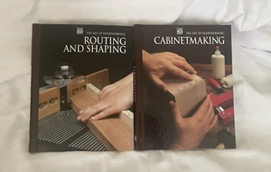 VTG. Woodworking, Cabinetmaking & Routng & Shaping By Time Life Books Set 2 1990 - Picture 1 of 24