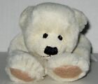 Vtg Eddie Bauer Polar Bear Laying Flat Floppy Plush Toy Stuffed Animal Paws 90s