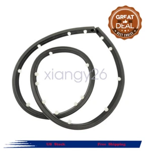 For Hyundai Elantra 2019 2020 New Black Front Bumper Rubber Seal Strip - Picture 1 of 10