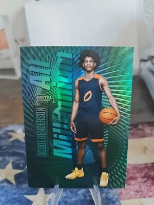 2023 Metal Universe Champions #123 Scoot Henderson Aqua All Millennium - Image 1 of 2