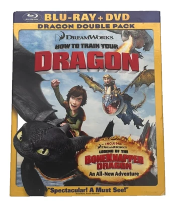 Blu-Ray HOW TO TRAIN YOUR DRAGON includes: BoneKnapper Dragon (Blu-ray+DVD 2010) - Image 1 of 4