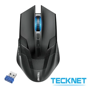 TECKNET GAMING MOUSE 2.4G WIRELESS CORDLESS MICE 4800 DPI OPTICAL PC / COMPUTER - Picture 1 of 17