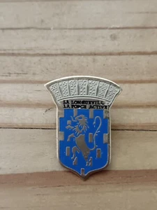 Pin's Pins Pin Enamel 30  France Ville Nord Blason Armoiries "La Longueville"  - Picture 1 of 4
