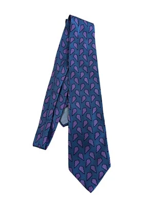 GIORGIO ARMANI CORBATA ITALIA HOMBRE LUJO SEDA CUELLO CORBATA GEOMÉTRICA Diseñador Foto 1 de 4