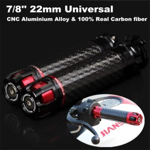 Handle Bar Grips Anti Slip For 22mm 7/8" Universal CNC Motorcycle Handlebar Grip - Bild 1 von 11