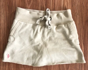 Girl’s RALPH LAUREN Beige Cotton Blend Skort, Girl’s Small (7) - Picture 1 of 8