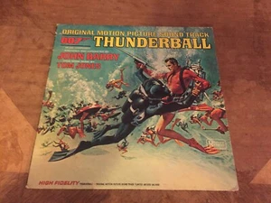 JAMES BOND THUNDERBALL SOUNDTRACK- VINYL- 1965 - Picture 1 of 4