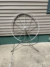 antique metal wagon wheels