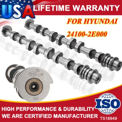 Árbol de levas de escape + árbol de levas de admisión para Hyundai Elantra 2,0 L 2017 2018 2019 2020 Foto 1 de 4