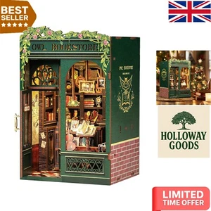 Owl Bookstore DIY Miniature House Kit - 3D Wooden Puzzle for Craft Lovers - Picture 1 of 10