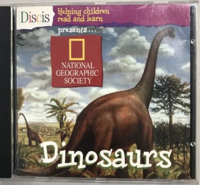 National Geographic Society Dinosaurs Cd Rom ages 4 - 9 Discis Parents Guide inc - Image 1 of 2