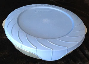 Rubbermaid Servierschoner geteilt Platte mit Deckel 556B & blauem Tab Deckel #556L Behälter - Bild 1 von 6
