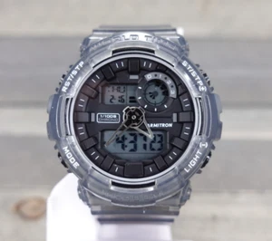 Orologio sportivo uomo Armitron - cronografo - WR 100m - sveglia - 20/5445TBKCT - NUOVO! - Foto 1 di 9