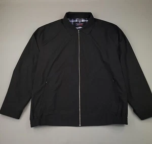 Roundtree Yorke Jacket 4XL Tall Black Lightweight Travel Smart Golf Wind Breaker - Picture 1 of 10