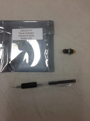Luces indicadoras led de montaje en panel. Ámbar 28V. Cuerpo de aluminio. ¡Compra uno y obtén uno gratis!! Foto 1 de 2