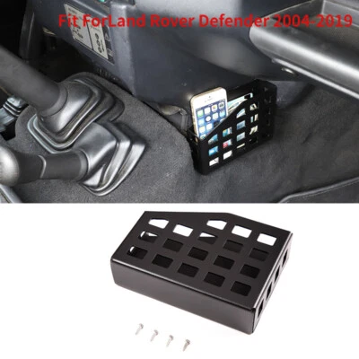Alloy Central Control Side Storage Box Basket Bins For Land Rover Defender 04-19 - Image 1 of 4