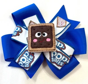 Beautiful Chocolate Poptart inspired hair bow for girls. - Picture 1 of 2