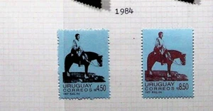 URUGUAY Sc 1164-5 LH ISSUE OF 1984 - MOVIE - Picture 1 of 1