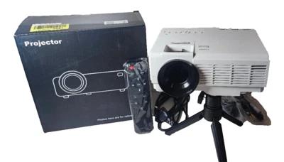 1x LCD LED Mini Mobile Projector Beamer HDMI USB Bluetooth Laptop Anschluss NEU - Bild 1 von 4